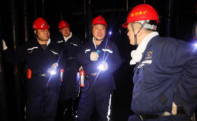 張秉德到富力礦調(diào)研檢查工作
